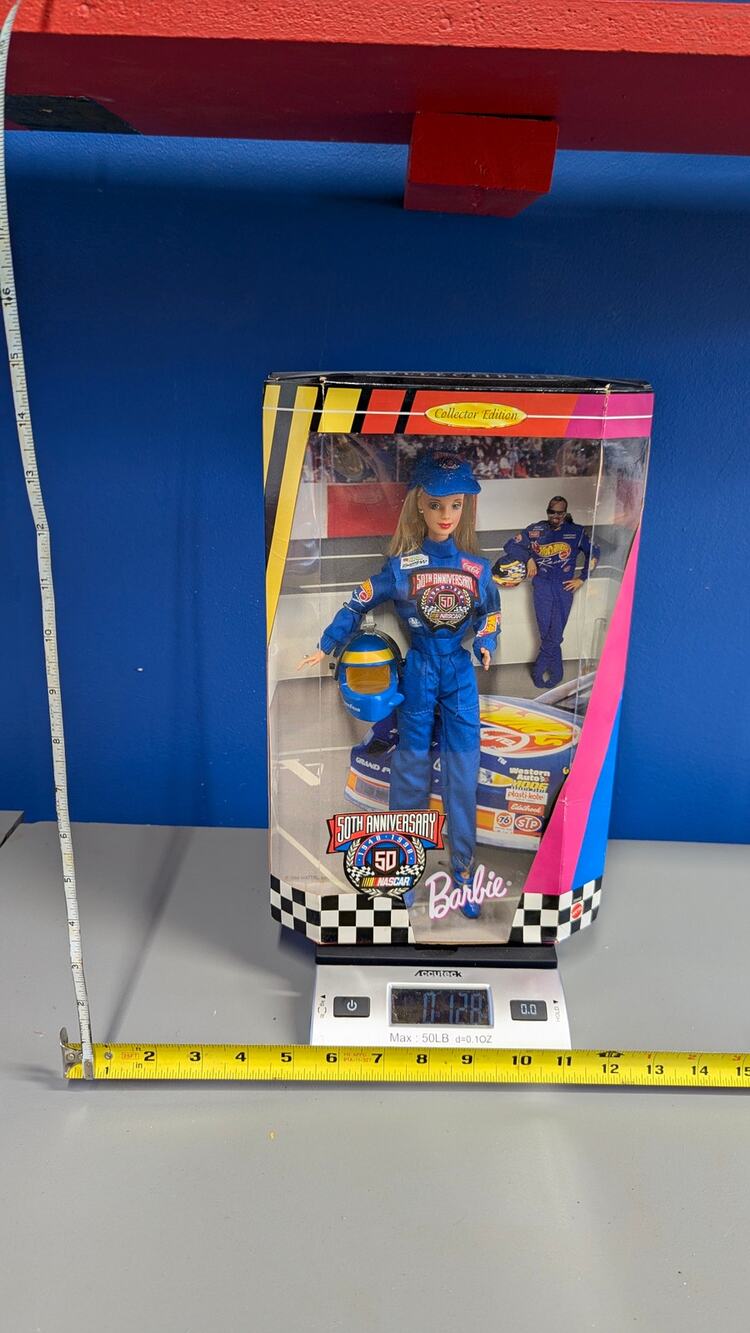 1998 Mattel Barbie NASCAR 50th Anniversary Collector Edition Doll #20442